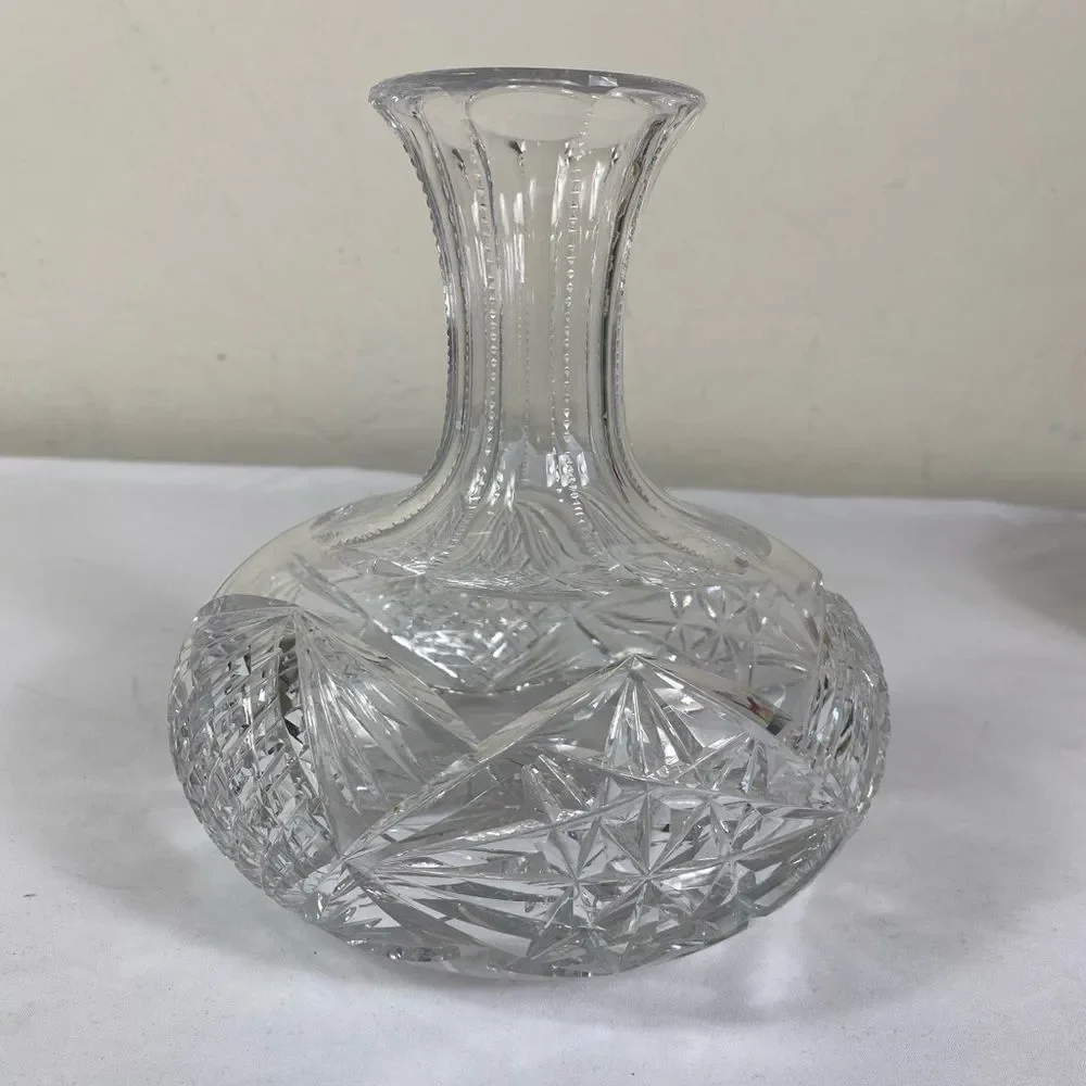 American Cut Glass ABP Edwardian 1901 -1910 antique carafe
